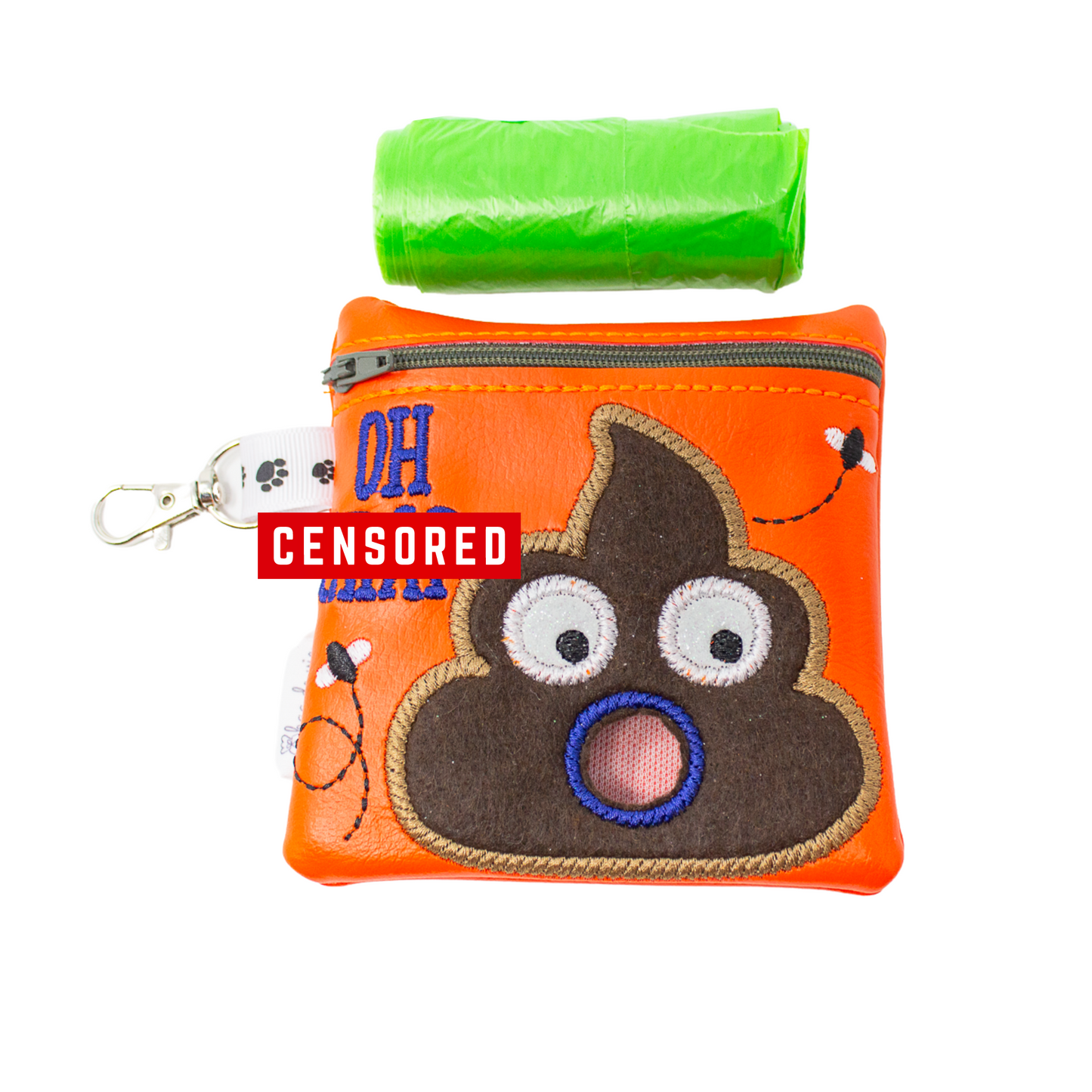 OH CR*P Dog Poop Bag Holder