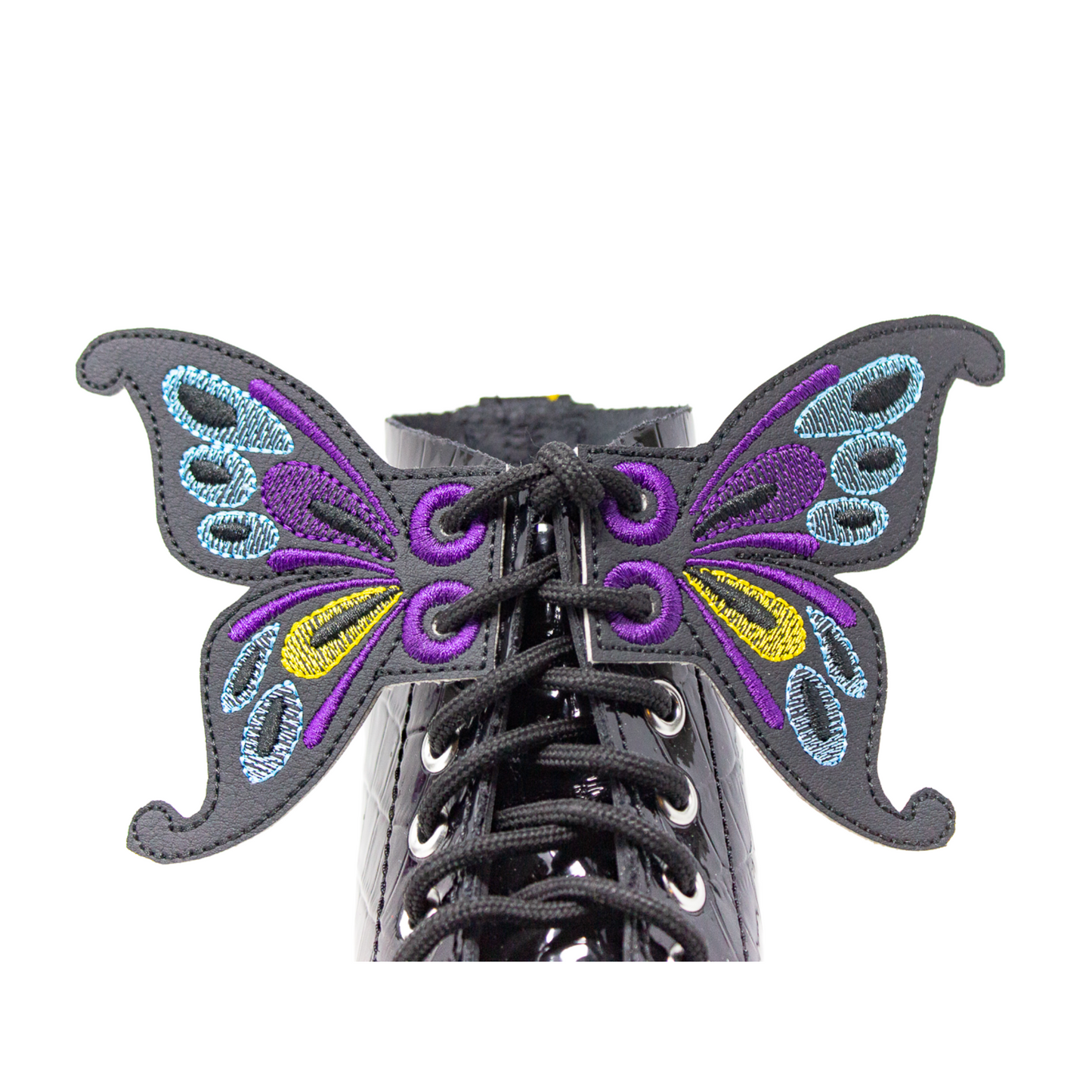 PURPLE Butterfly Shoe Wings