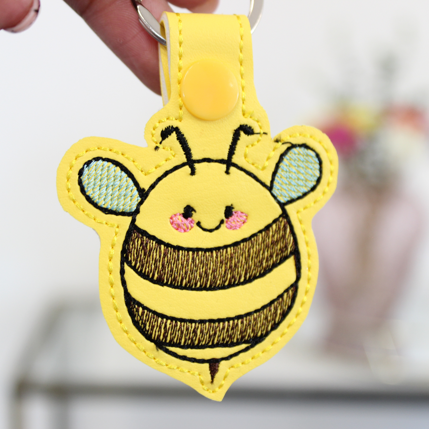 Bumble Bee Keyring / Bag Tag Charm