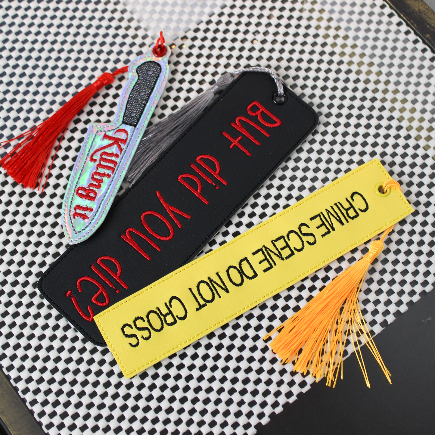 CRIME SCENE DO NOT CROSS BOOKMARK