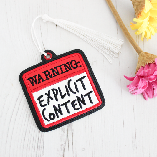 WARNING EXPLICIT CONTENT BOOKMARK