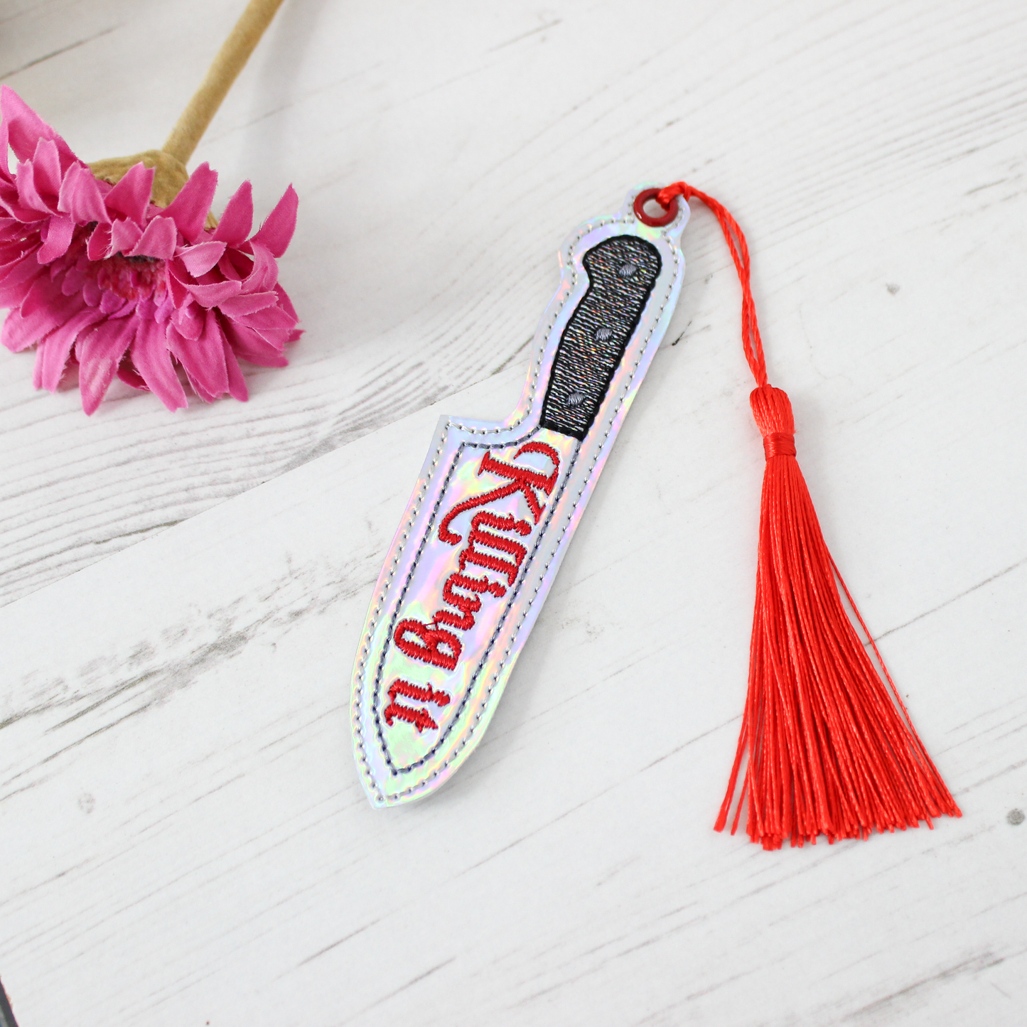 KILLING IT KINFE NOVELTY BOOKMARK