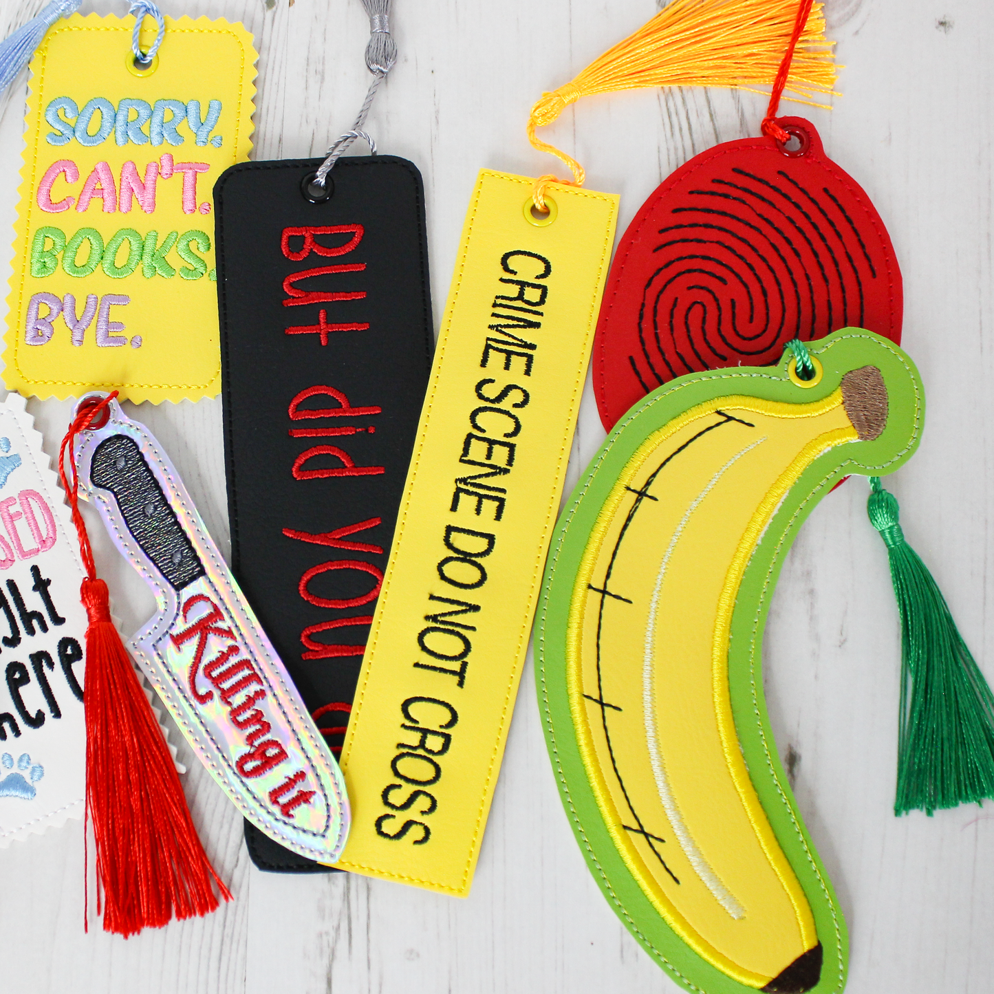 FINGER PRINT SUSPECT NOVELTY BOOKMARK