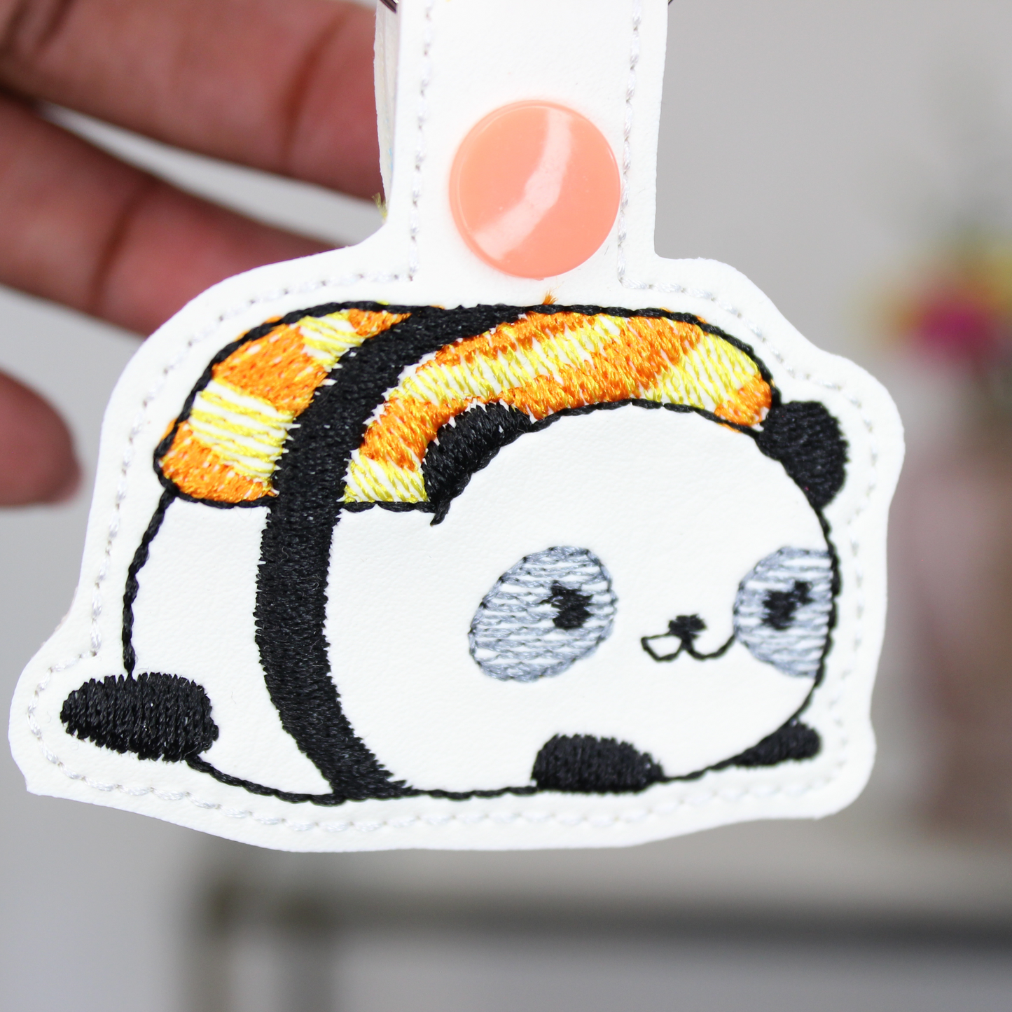 Sushi Panda Keyring / Bag Tag Charm