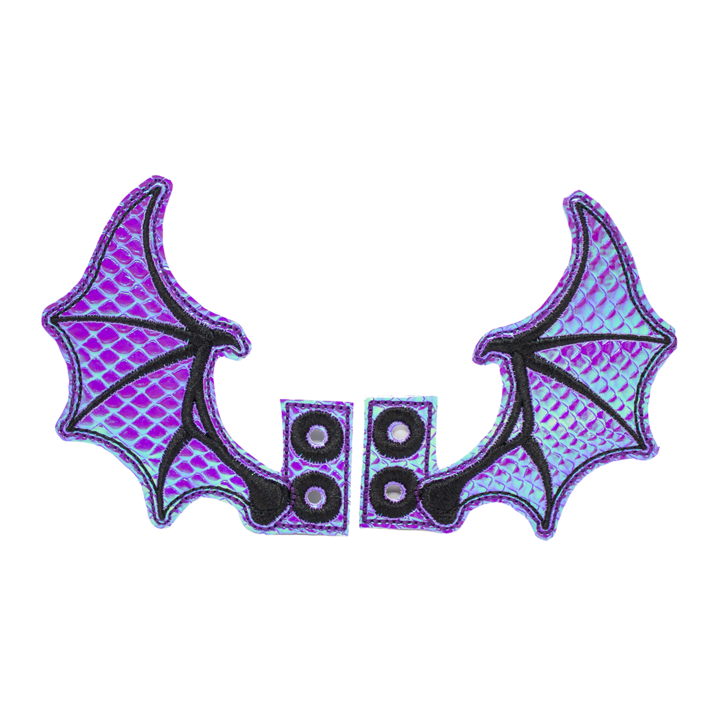 Holographic CROC EFFECT Dragon Shoe Wings / Boot Wings