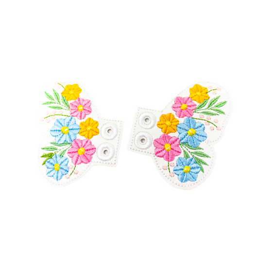 FLORAL BUTTERFLY Shoe Wings