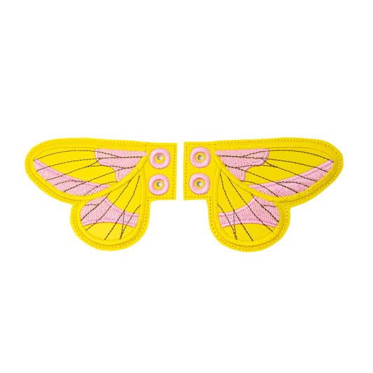 Pink ROSY MAPLE MOTH Shoe Wings