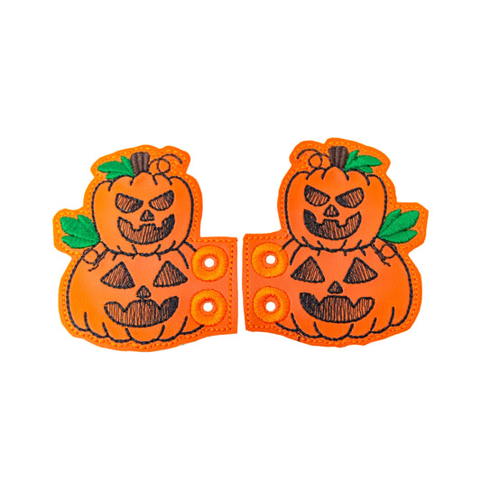 HALLOWEEN PUMPKIN SKULL Shoe Wings