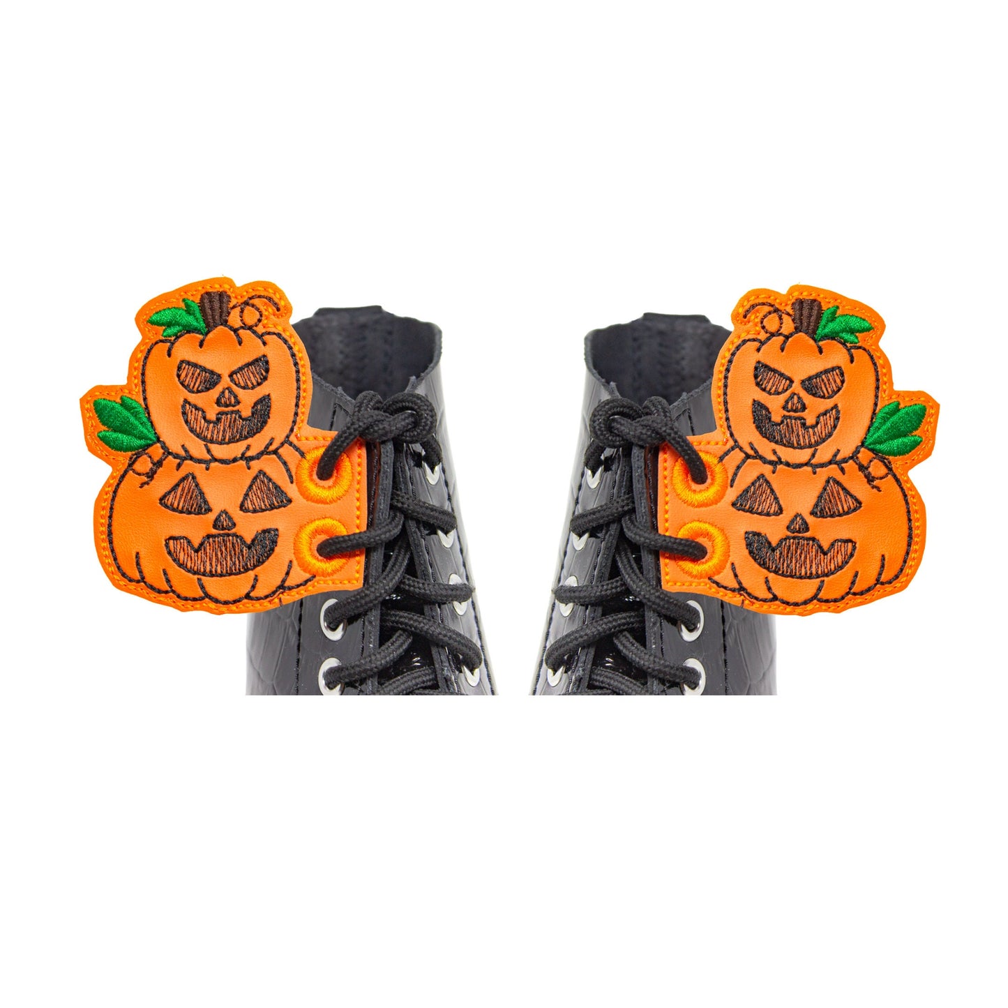 HALLOWEEN PUMPKIN SKULL Shoe Wings