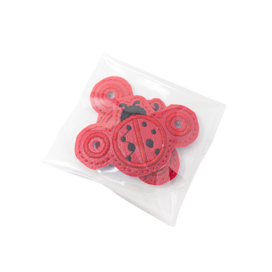 LADY BUG SHOE LACE CHARMS