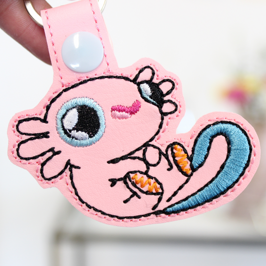 Axolotl Keyring / Bag Tag Charm