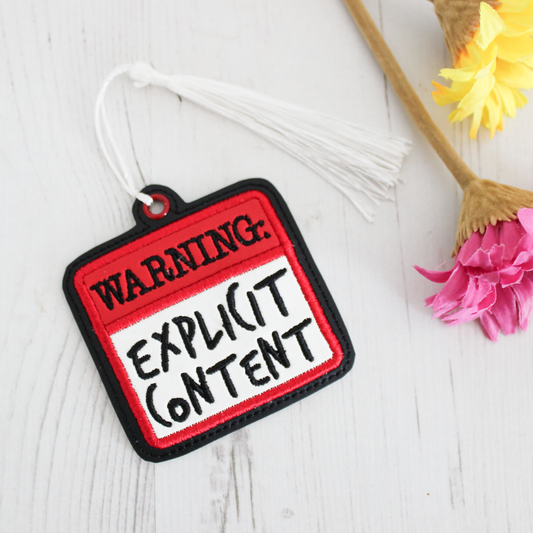 WARNING EXPLICIT CONTENT BOOKMARK