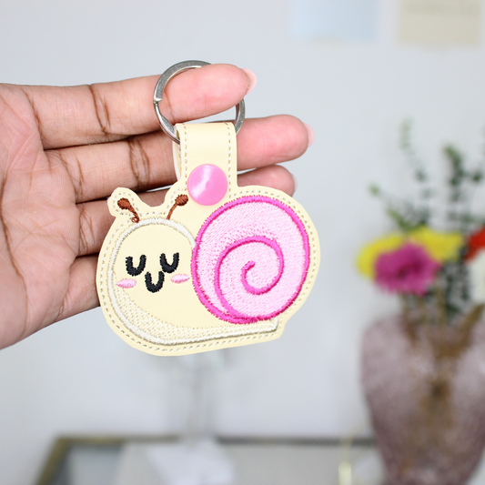 Snail Keyring / Bag Tag Charm
