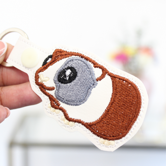 Guinea Pig Keyring / Bag Tag Charm