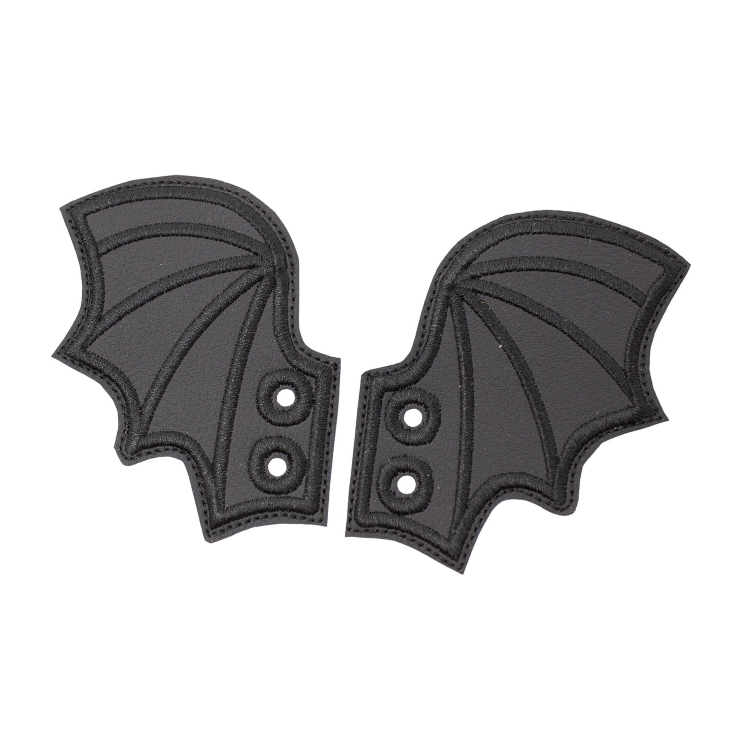 BLACK EDITION Bat Shoe Wings