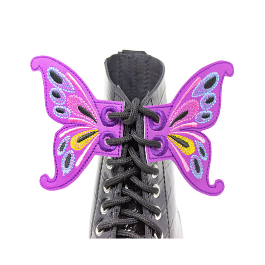 PURPLE Butterfly Shoe Wings